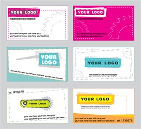 卡片设计模板矢量图下载